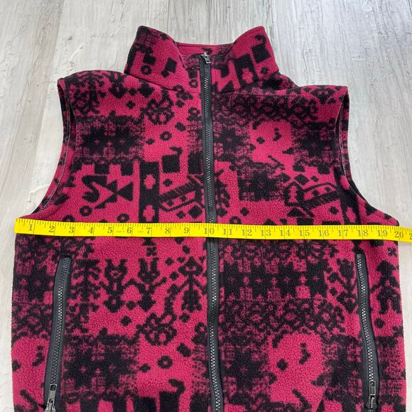 Ragged Mountain Vintage Sleeveless Zip Up Pockets Soft Warm Fleece Vest - Picture 8 of 9